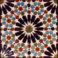Set of 8 earthenware tiles, Richard Henry (2001)
