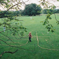 Labyrinth building project for local schools in conjunction with the 198 Gallery.