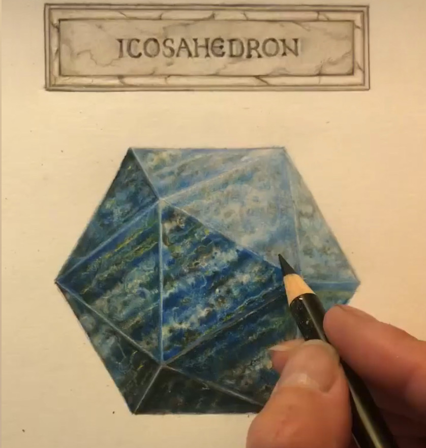 platonic solids art